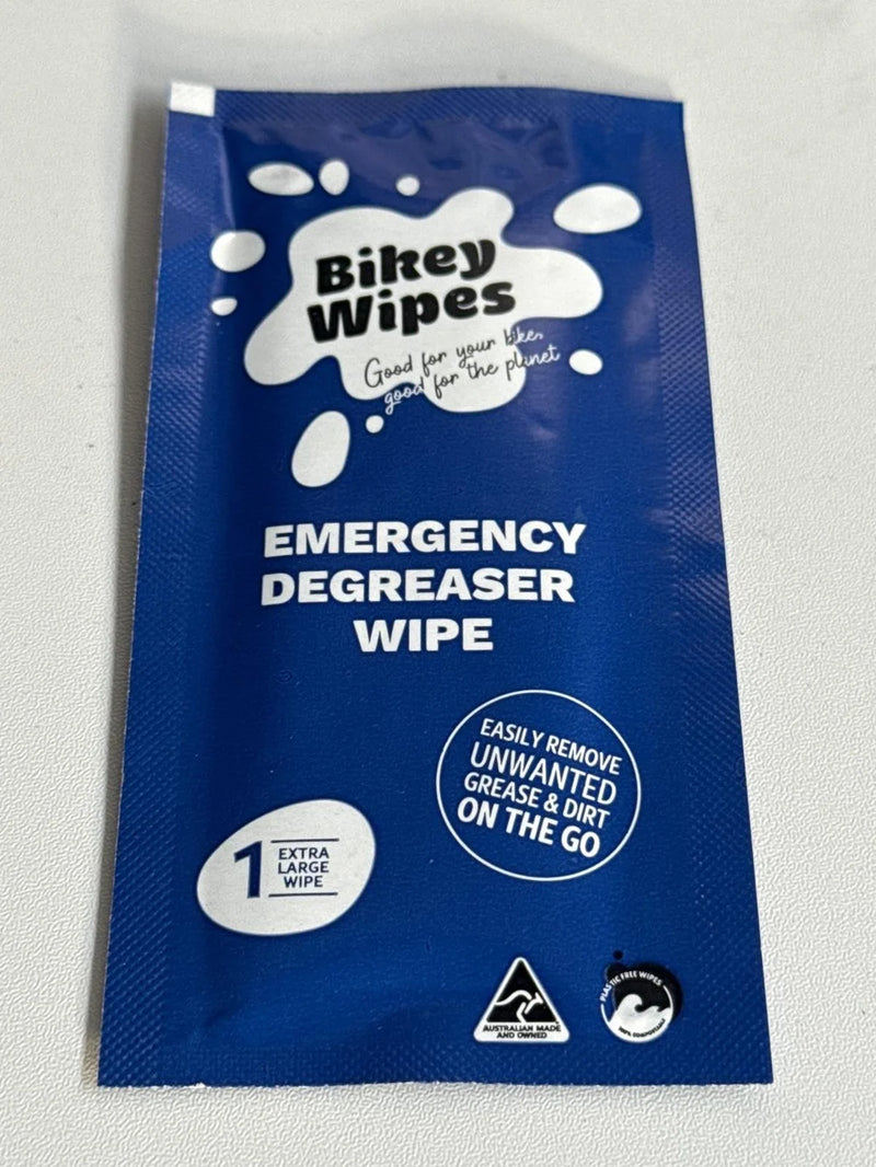 Bikey Wipes - Emergency HAND Degreaser Wipes