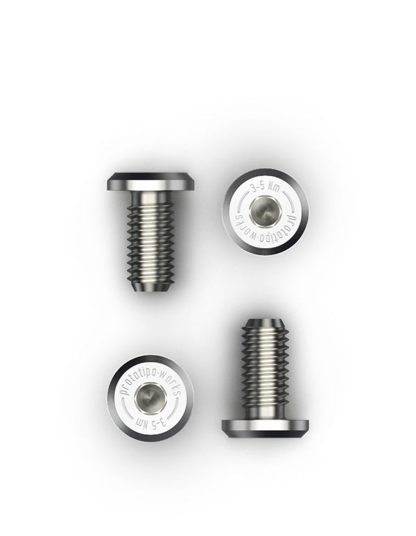 Prototipo Works – Ultra Low Profile TYPE C 9.0 mm Bolts (Silver)