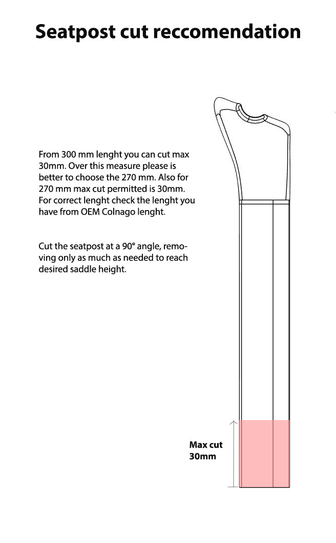 Alpitude - Tonale Seatpost for Colnago Y1RS