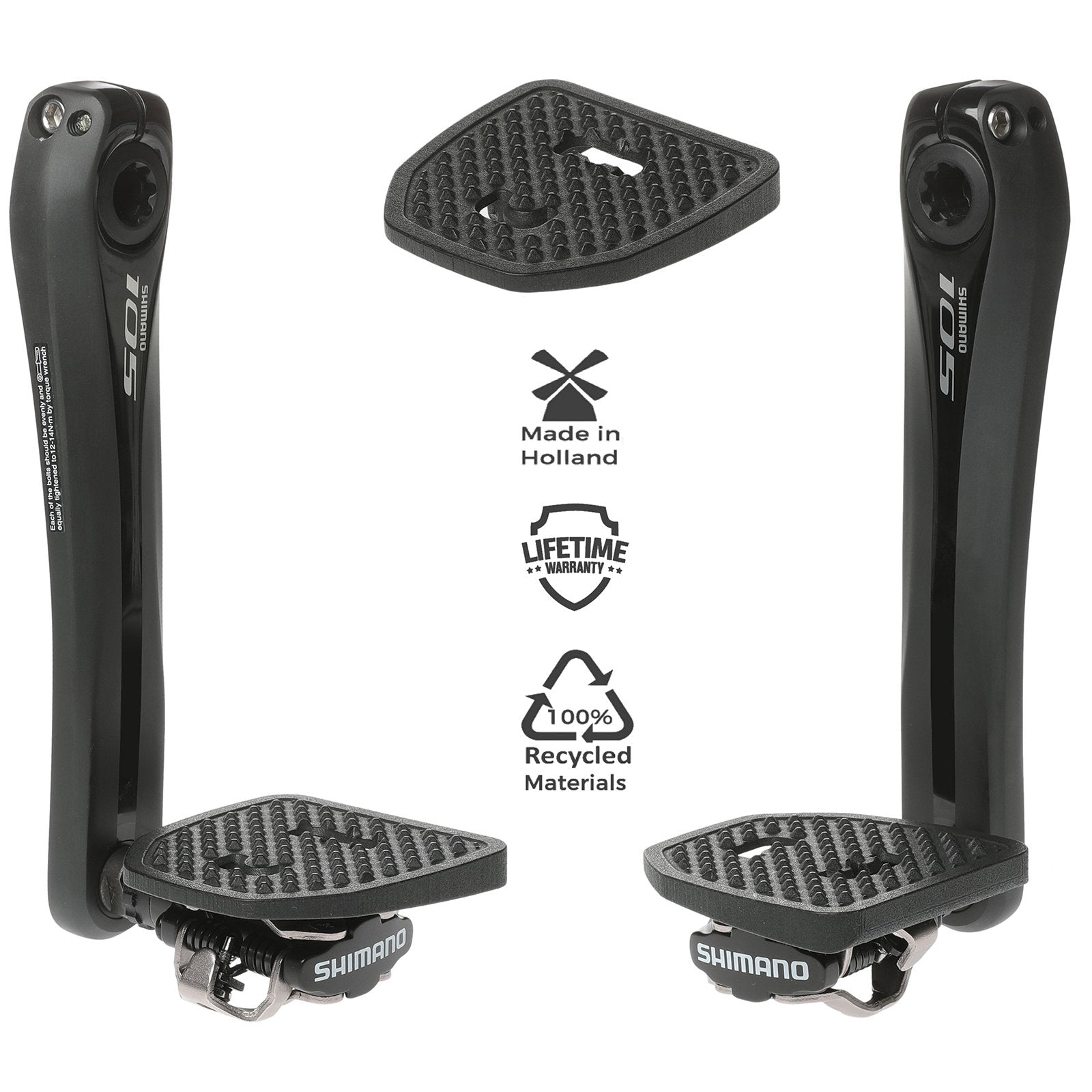 Pedal Plate Adapter for Shimano SPD & Look X-Track