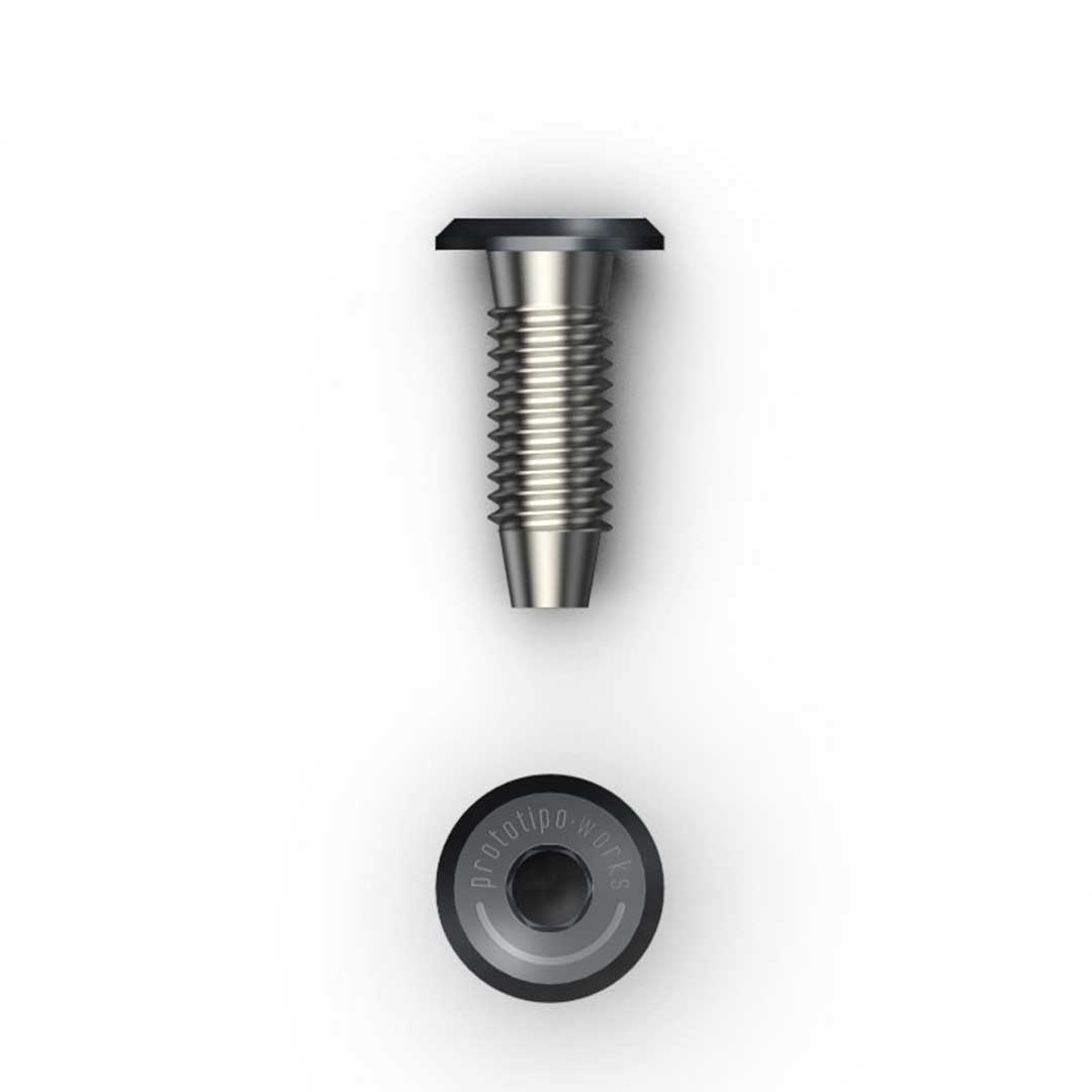 Prototipo Works – Original Bidon Cage Bolts 3-5Nm (Charcoal PVD)
