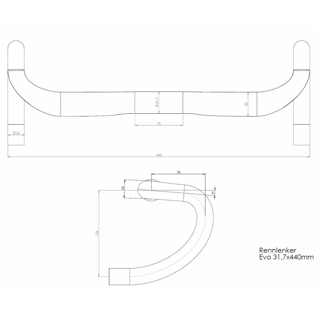 Schmolke – Roadbars Oversized EVO TLO