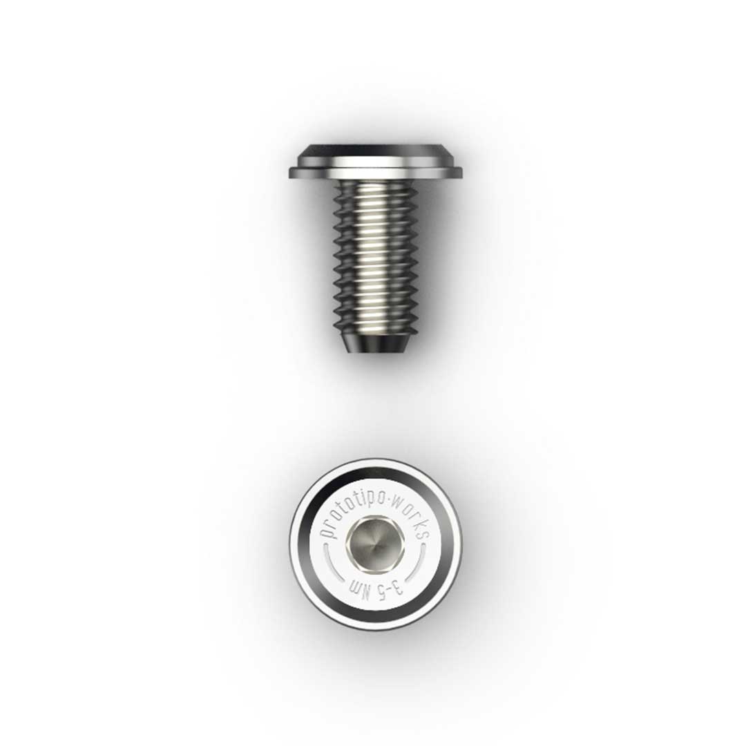 Prototipo Works – Low Profile Bidon Cage Bolts (Silver)