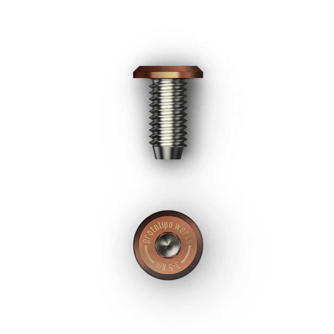 Prototipo Works – Ultra Low Profile Bidon Cage Bolts (Sedona)