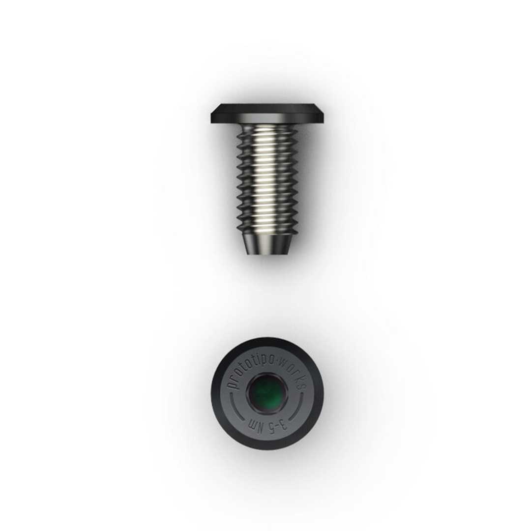 Prototipo Works – Ultra Low Profile Bidon Cage Bolts (Charcoal)