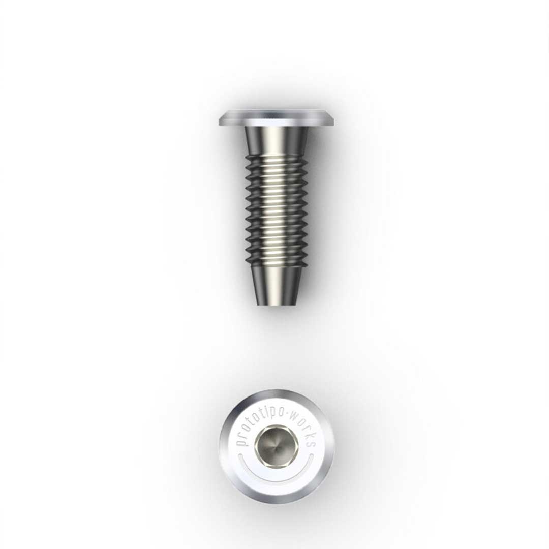 Prototipo Works – Original Bidon Cage Bolts 3-5Nm (Polished Silver)